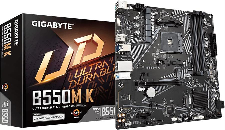 Motherboard GIGABYTE B550M-K | Socket AM4