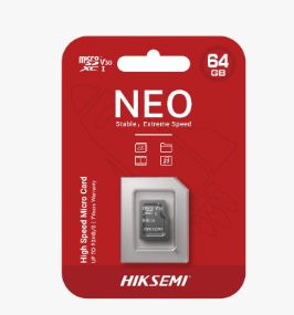Micro SD 64GB HIKSEMI Neo HS-TF-C1 | Clase 10