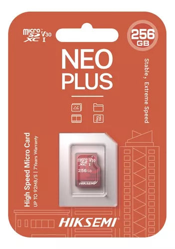Micro SD 256GB Hiksemi Neo Plus HS-TF-E1 | Vigilancia