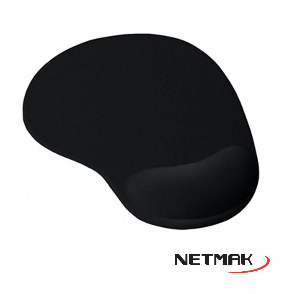 Mouse Pad Gel NETMAK NM-GEL | Negro