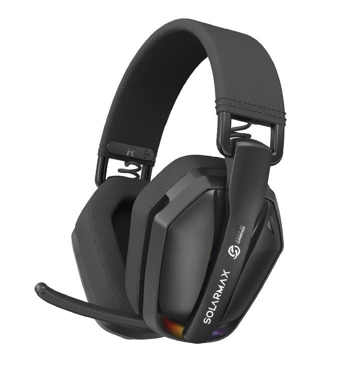 Auricular Gamer Solarmax RGB GHW97B Negro | Tri-Mode | Ultra Light