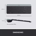 Combo Teclado + Mouse Inalámbrico Logitech MK470 Slim