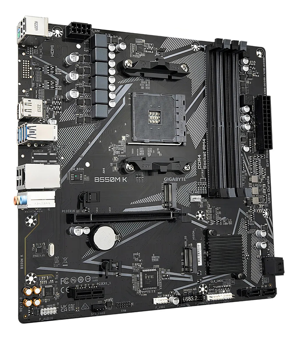 Motherboard GIGABYTE B550M-K | Socket AM4