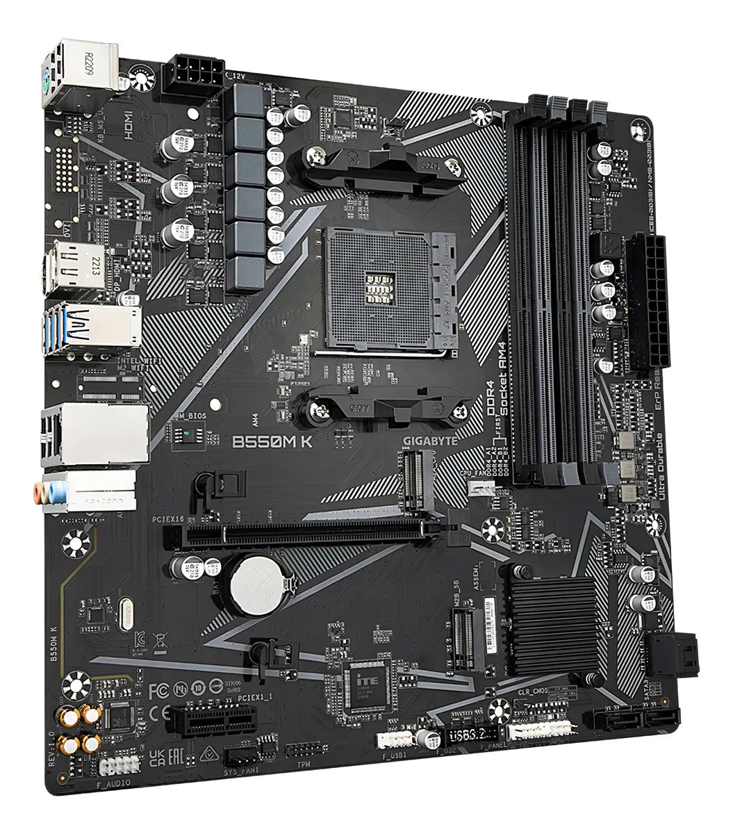 Motherboard GIGABYTE B550M-K | Socket AM4