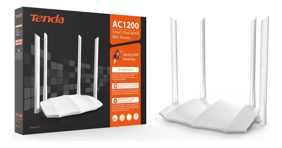 Router WiFi Tenda AC5 | AC1200 Dual Band