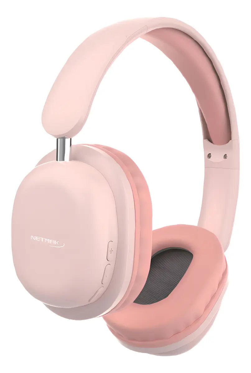 Auricular NETMAK NM-LIVE Rosa | Plegable