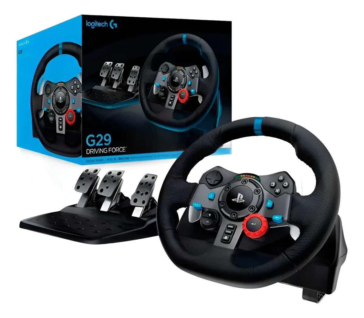 Volante Logitech G29 Driving Force con Pedalera | PS5 / PS4 / PC