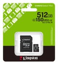 Micro SD 512GB Kingston Canvas Select Plus V30